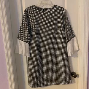 Black and white dress